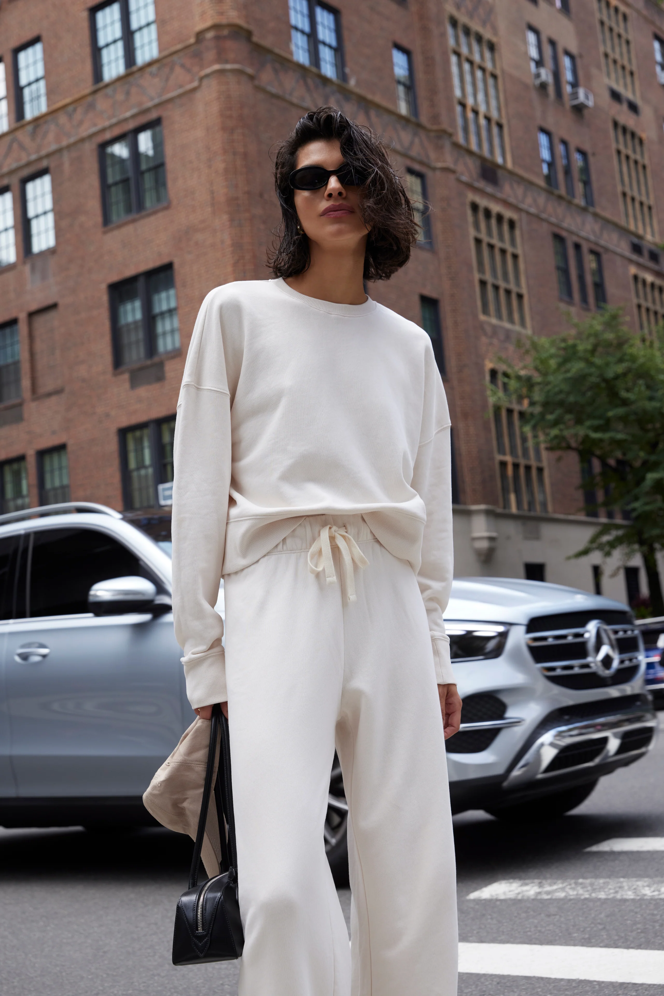 The Everyday Sweatpant in Cream - Image 4