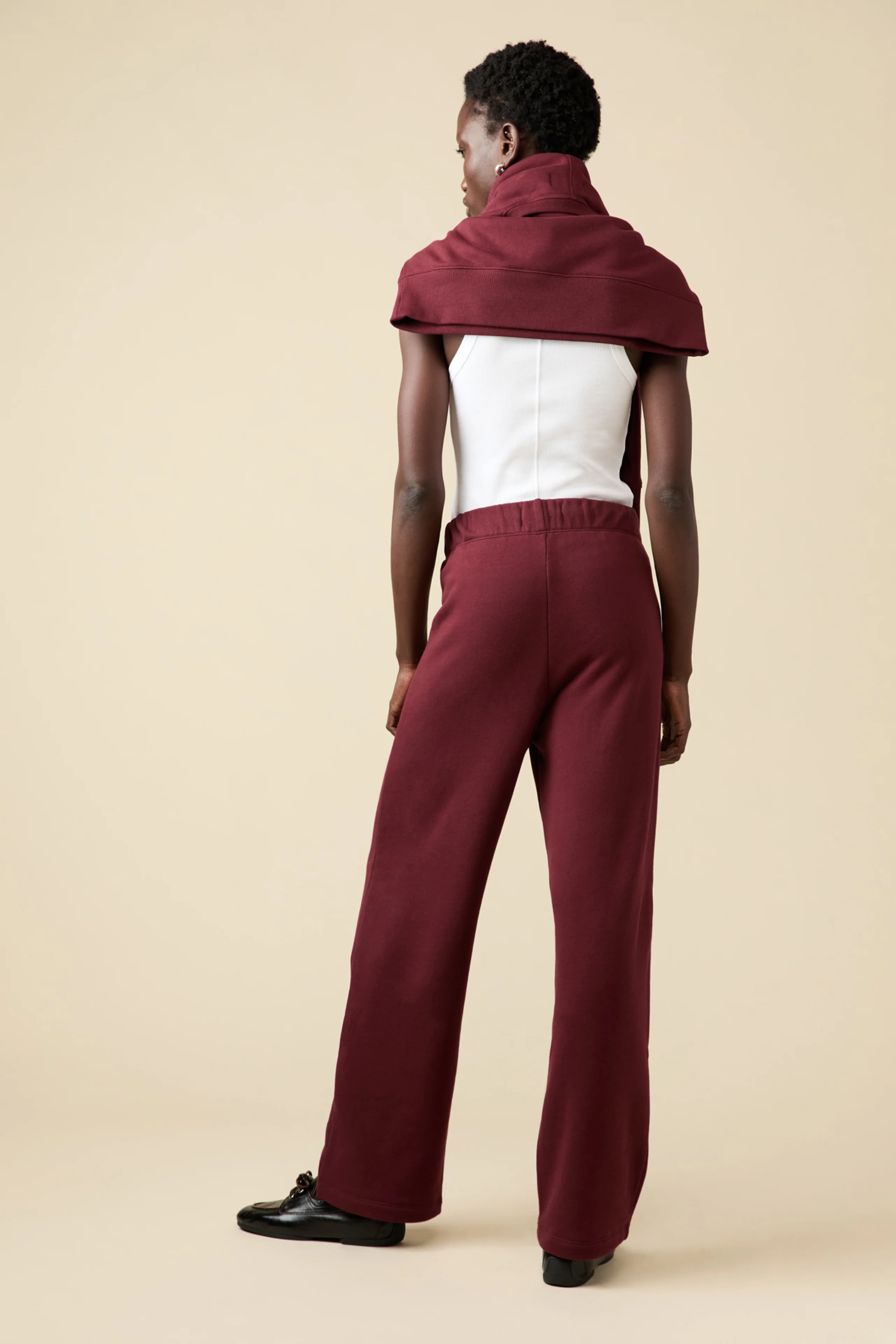 The Everyday Sweatpant in Wine - Image 6