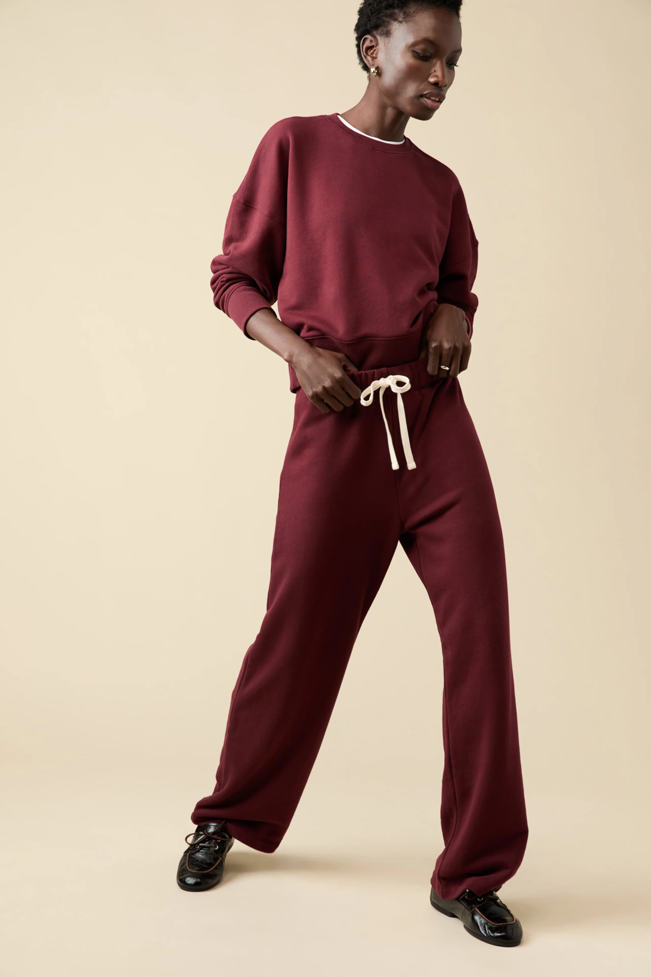 The Everyday Sweatshirt in Wine - Image 3