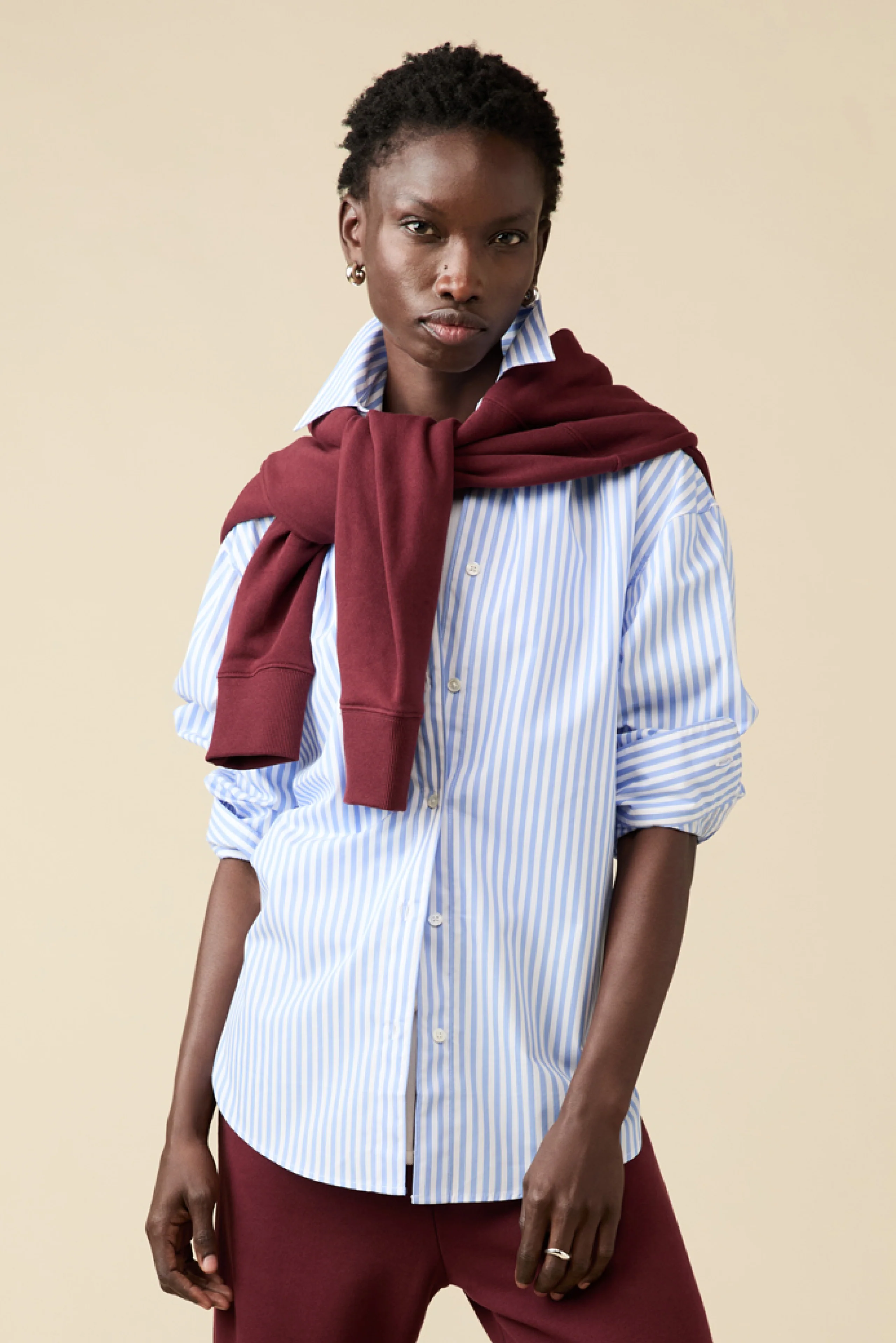 The Everyday Sweatshirt in Wine - Image 5