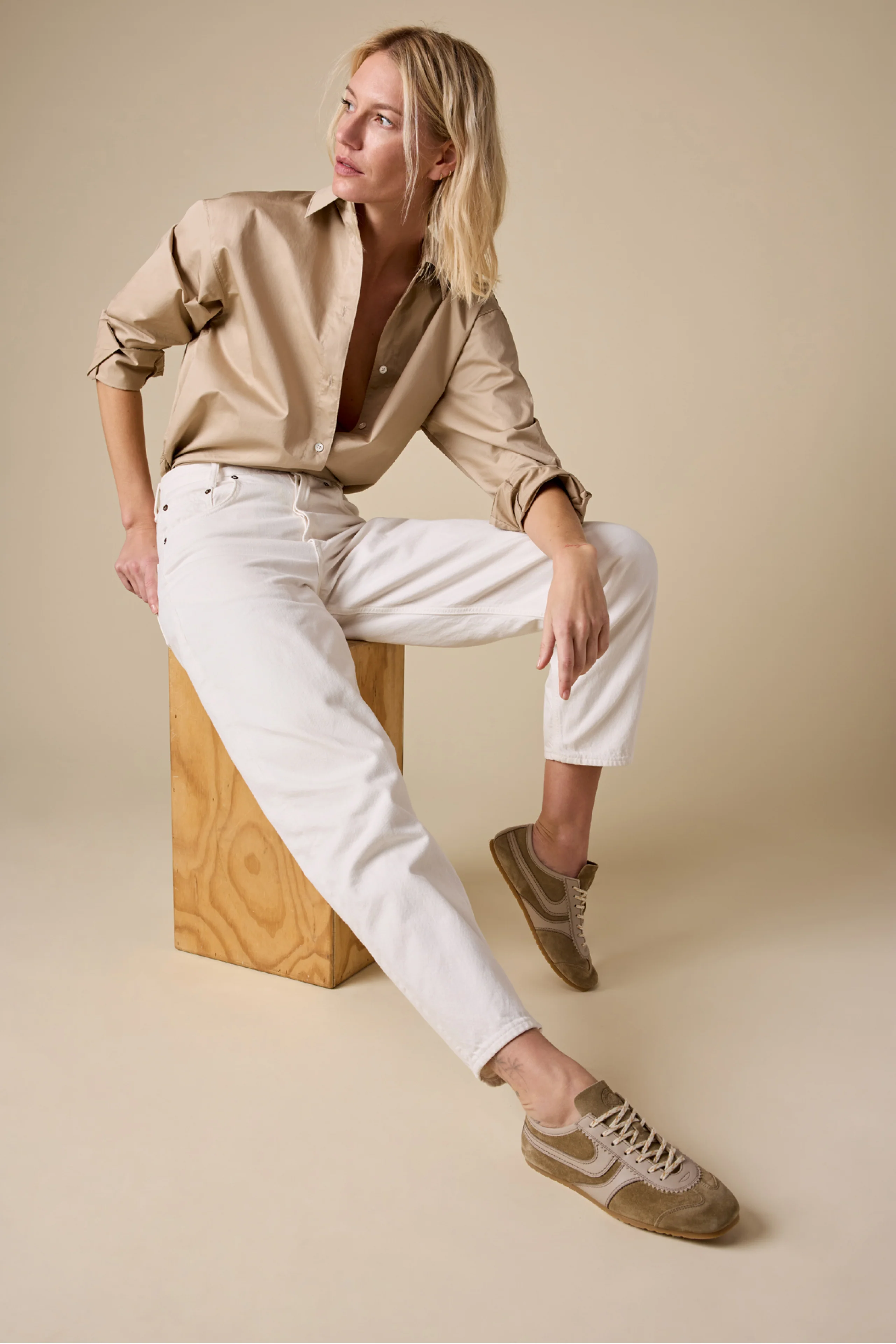 The Everything Shirt in Fawn - Image 3