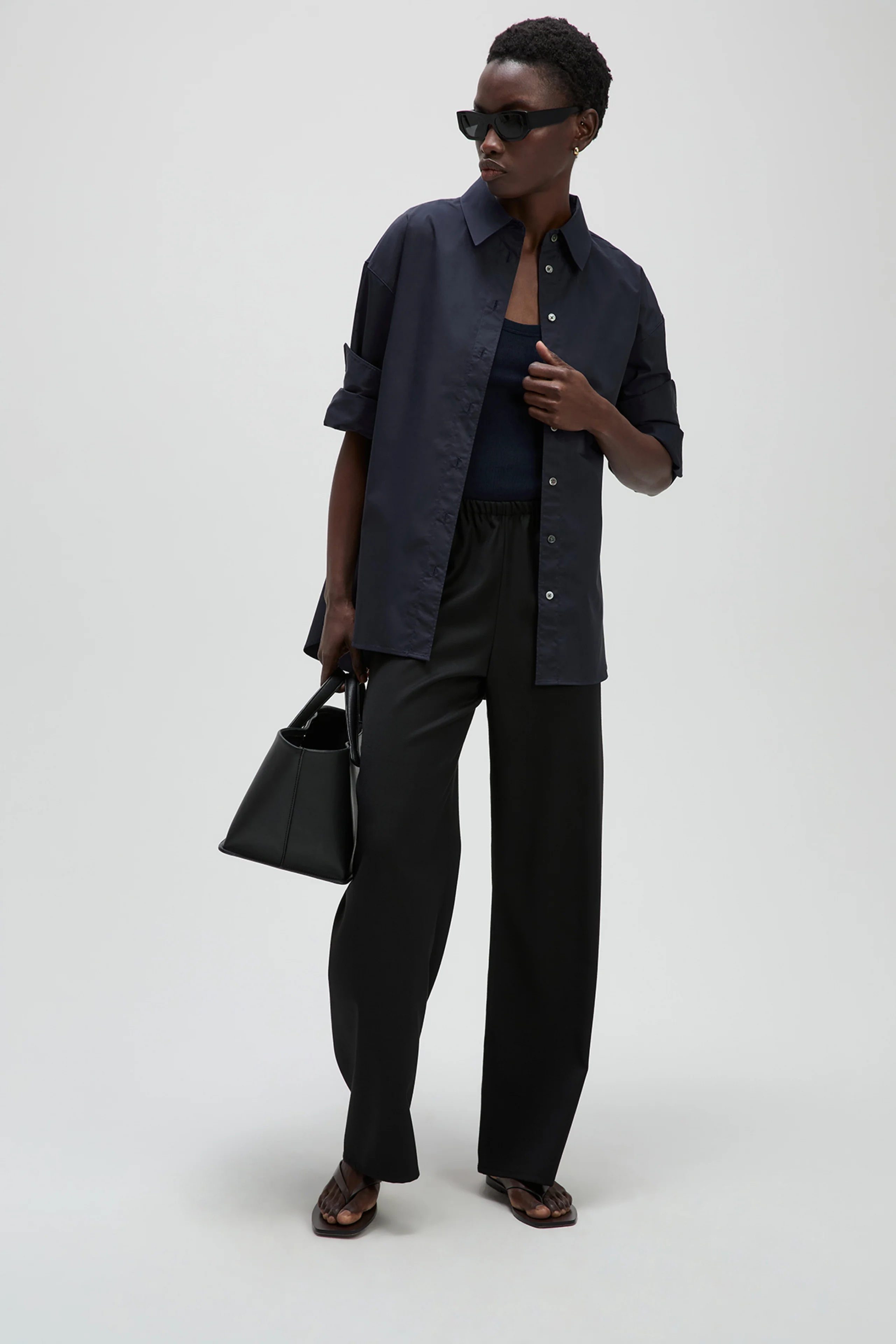 The Everything Shirt in Navy - Image 5