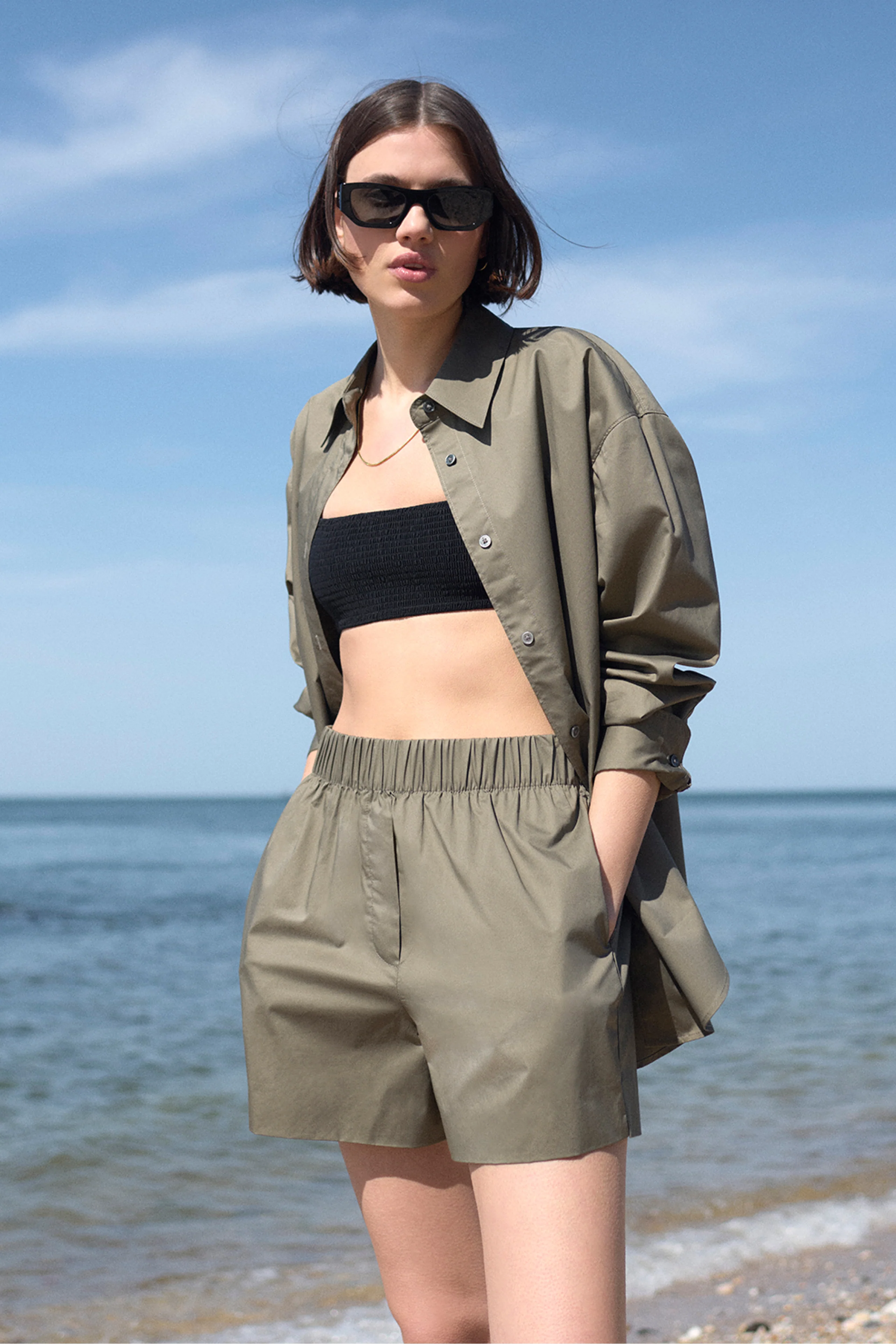 The Everything Short in Olive - Image 4