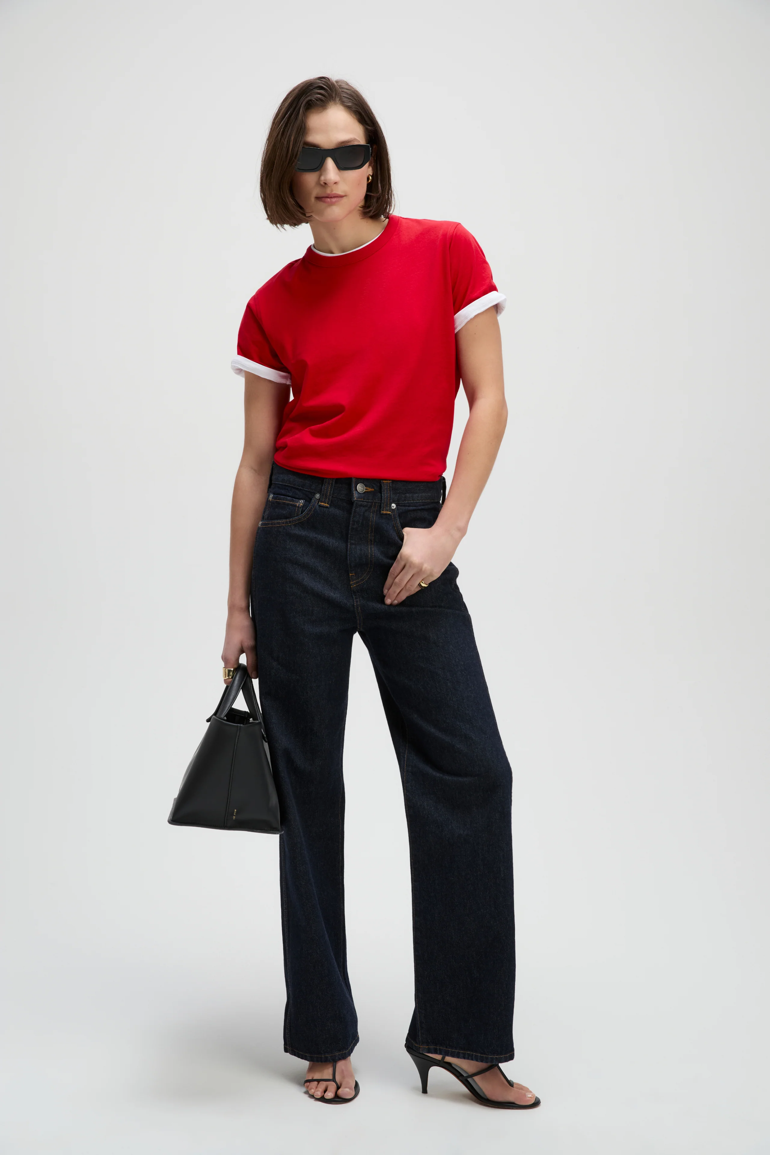 The Iconically Soft Perfect Tee in Iconic Red - Image 2
