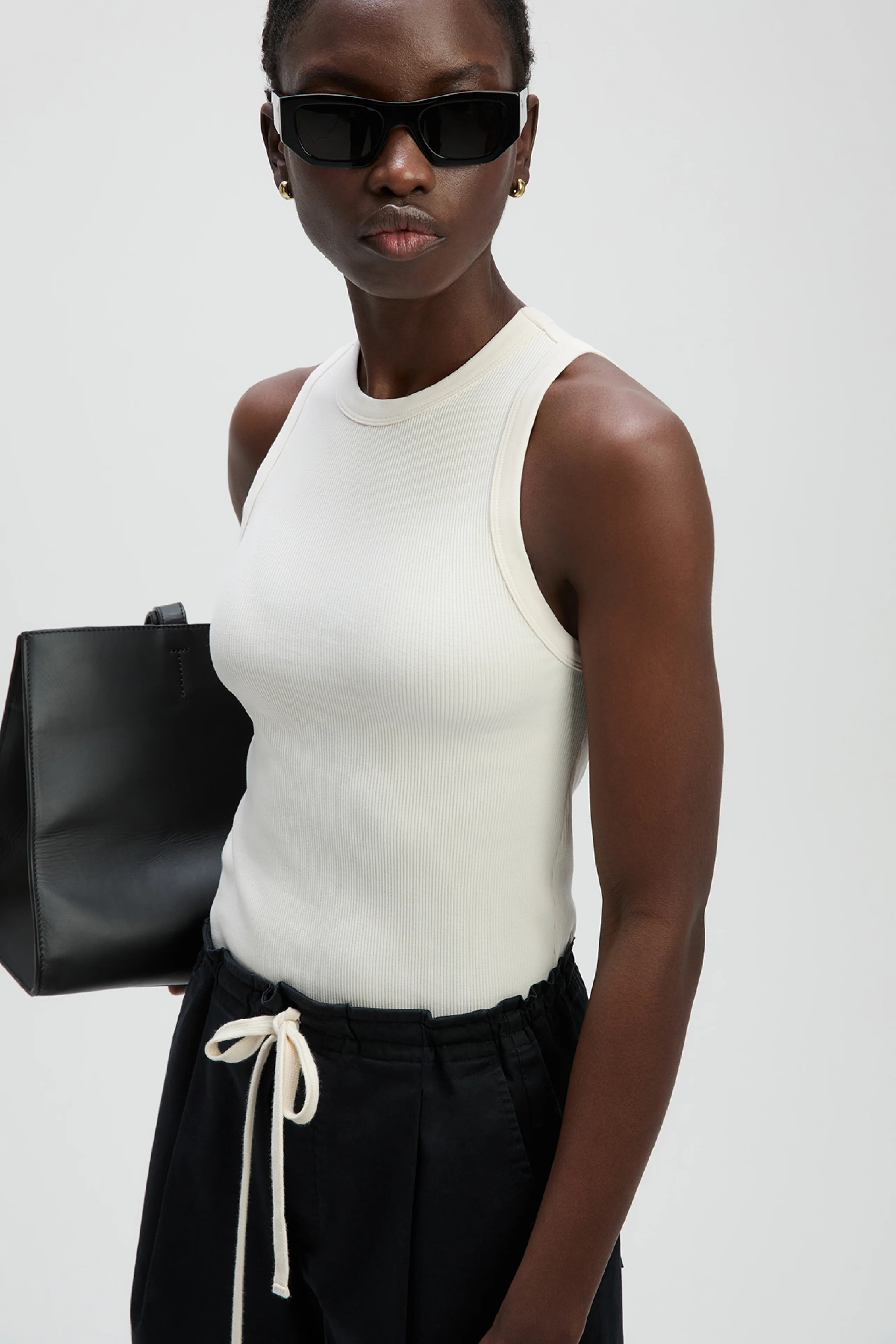 The Not So Basic Tank in Cream - Image 4