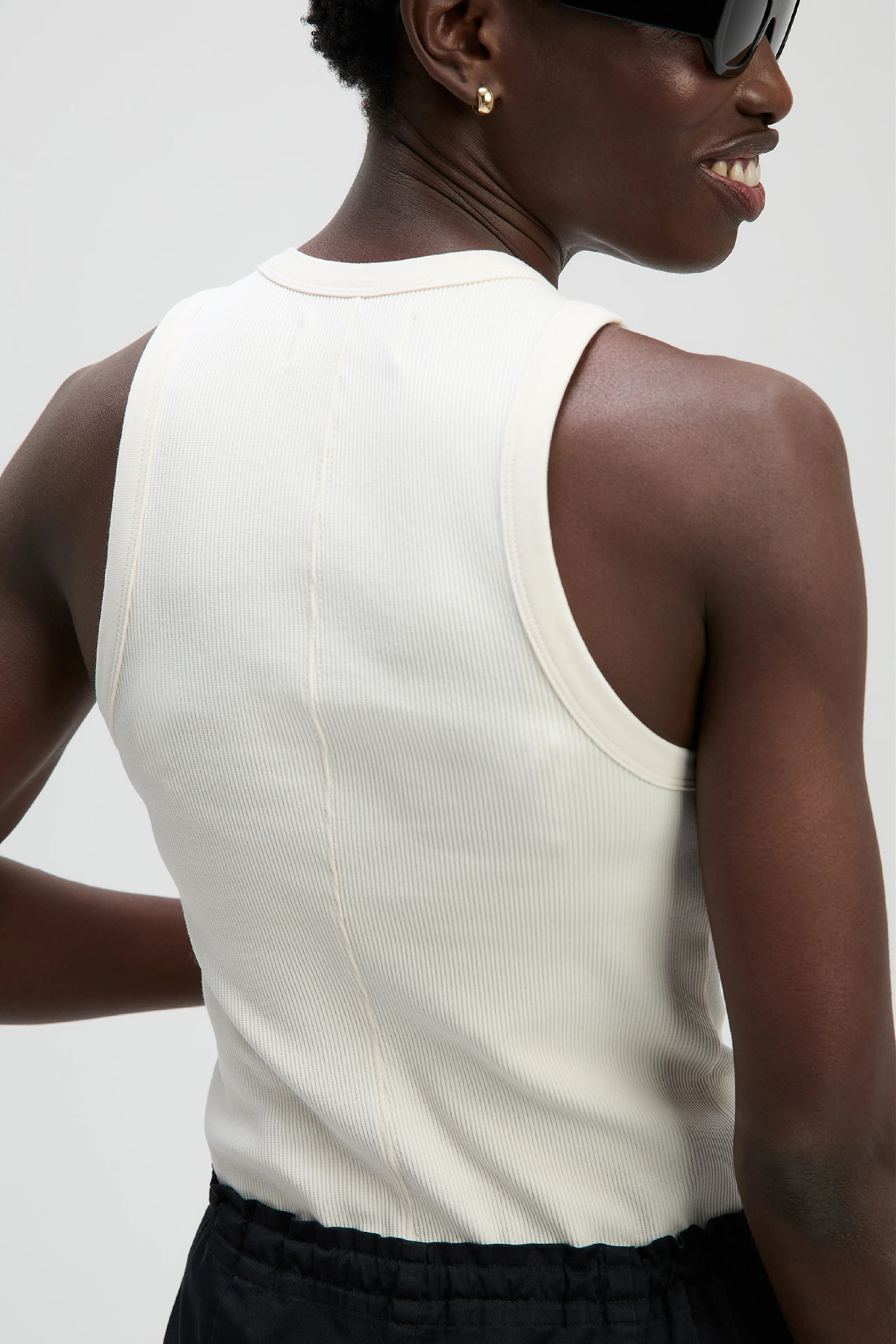 The Not So Basic Tank in Cream - Image 5