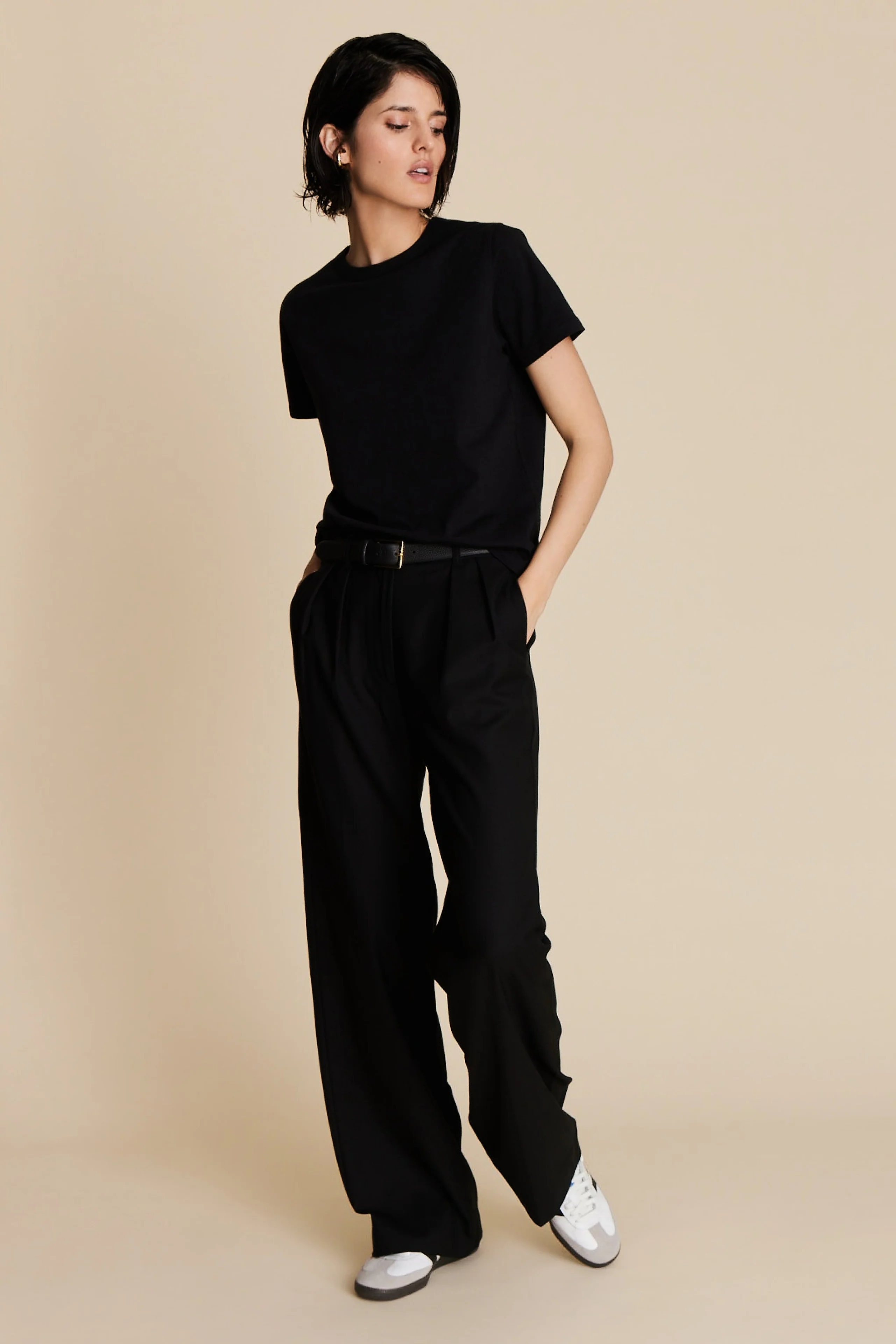 The Iconically Soft Perfect Tee in Black - Image 5