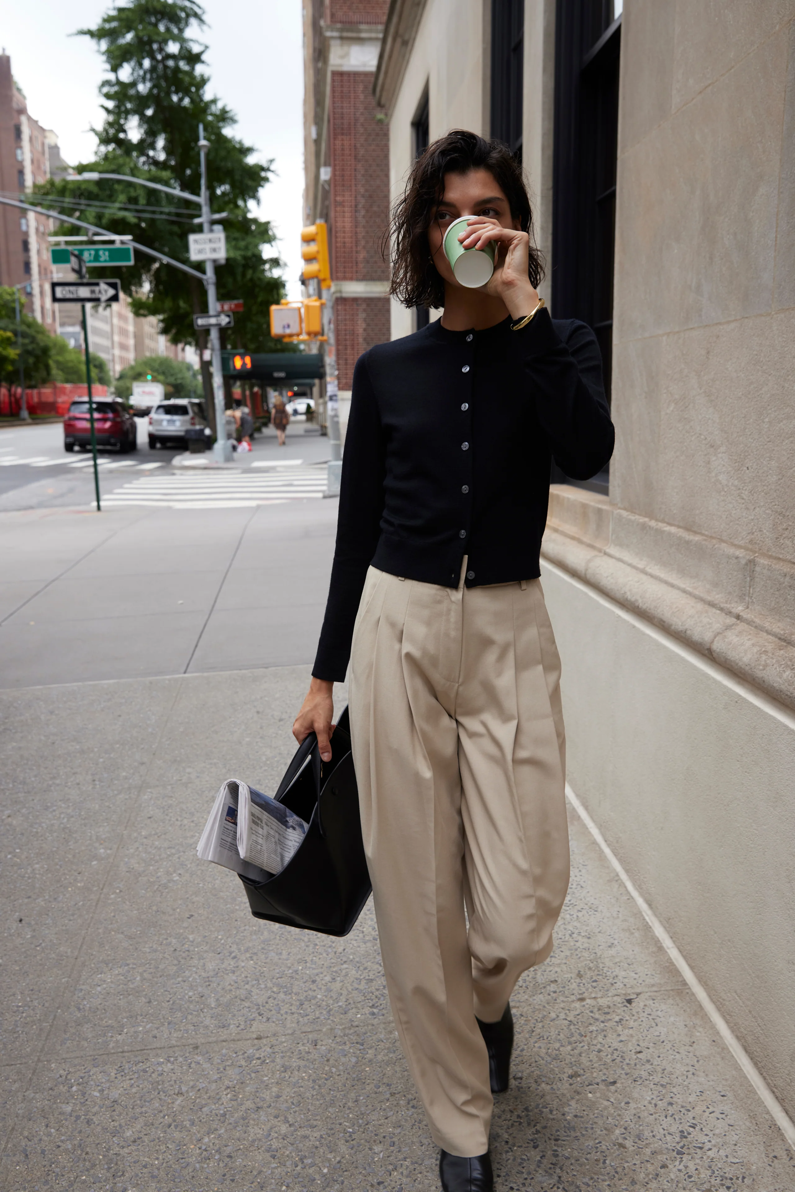 The Refined Cardi in Black - Image 3