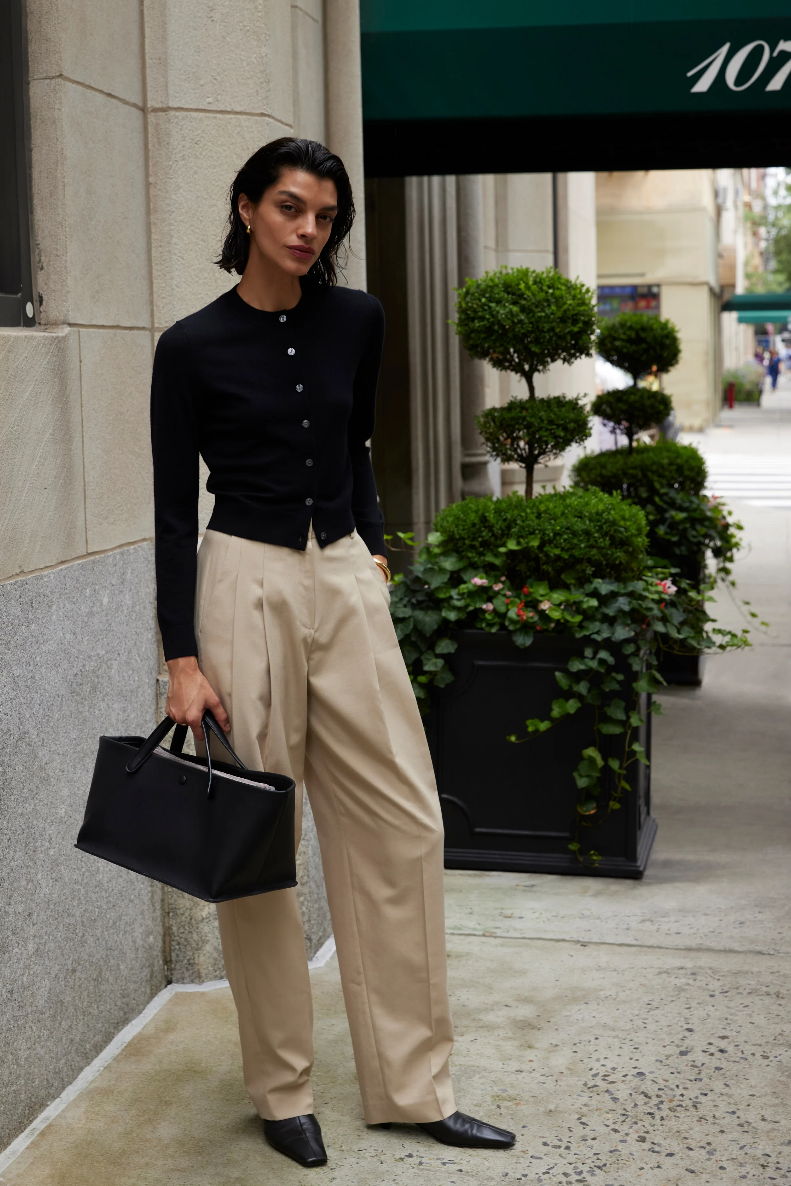 The Refined Cardi in Black - Image 4