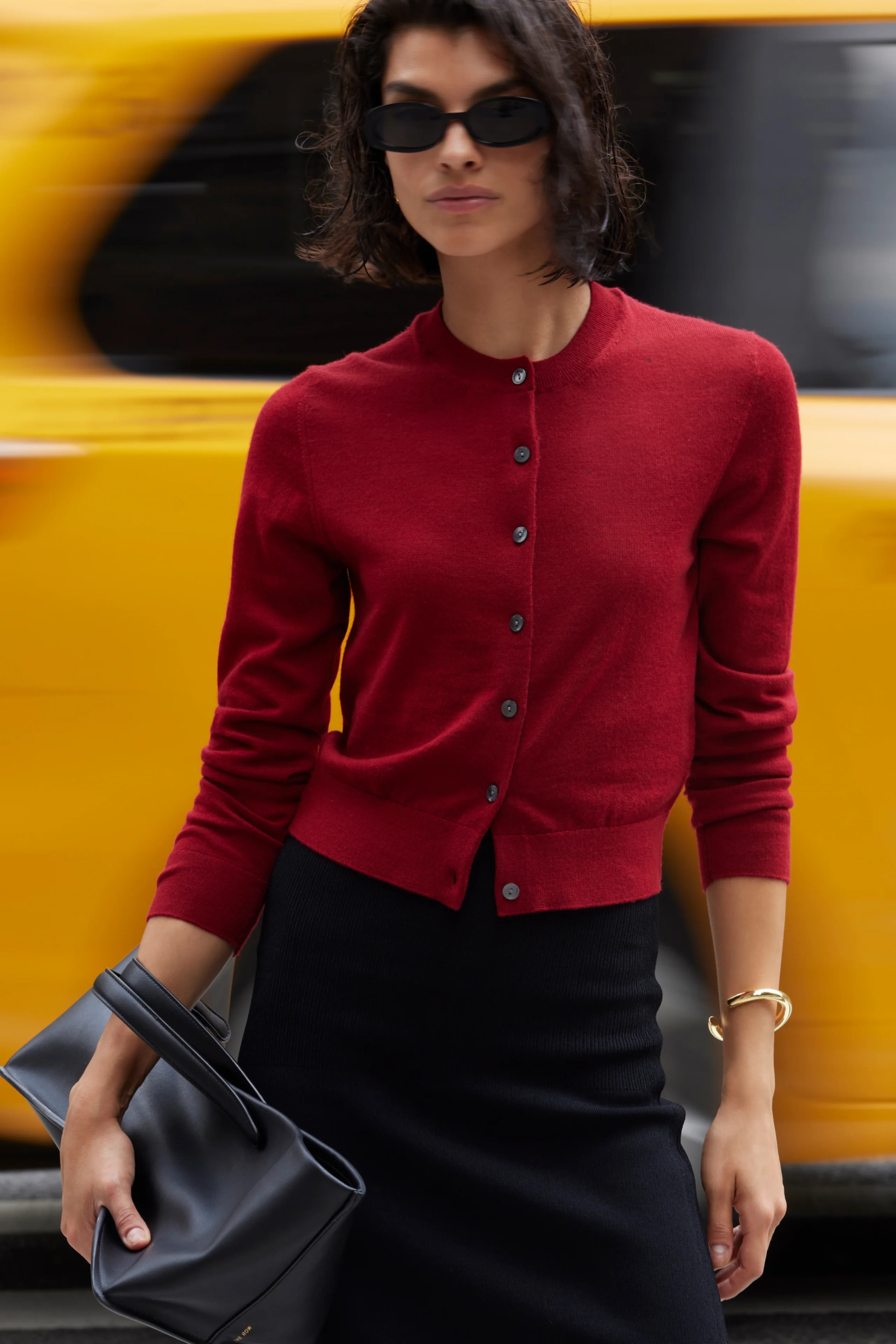 The Refined Cardi in Bordeaux - Image 4