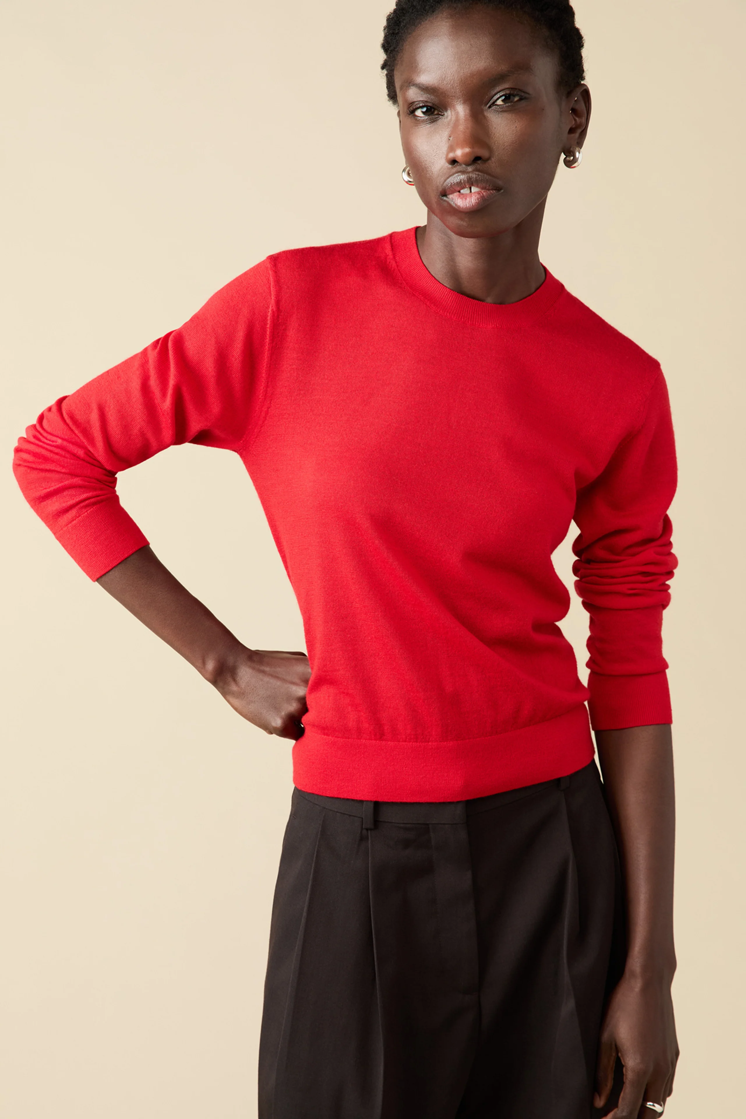 The Refined Crew in Iconic Red - Image 3