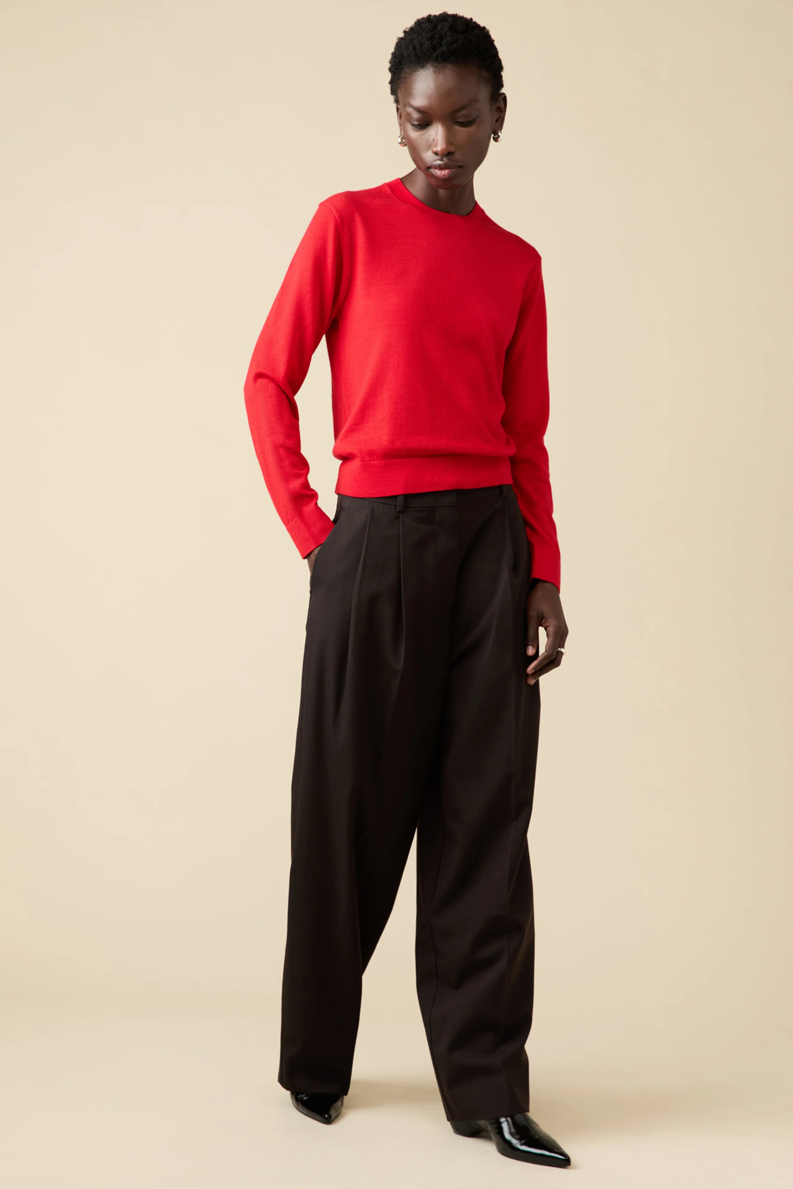 The Refined Crew in Iconic Red - Image 4